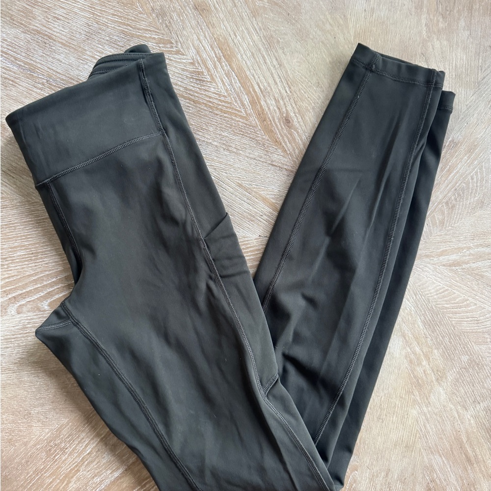 lululemon olive green Leggings